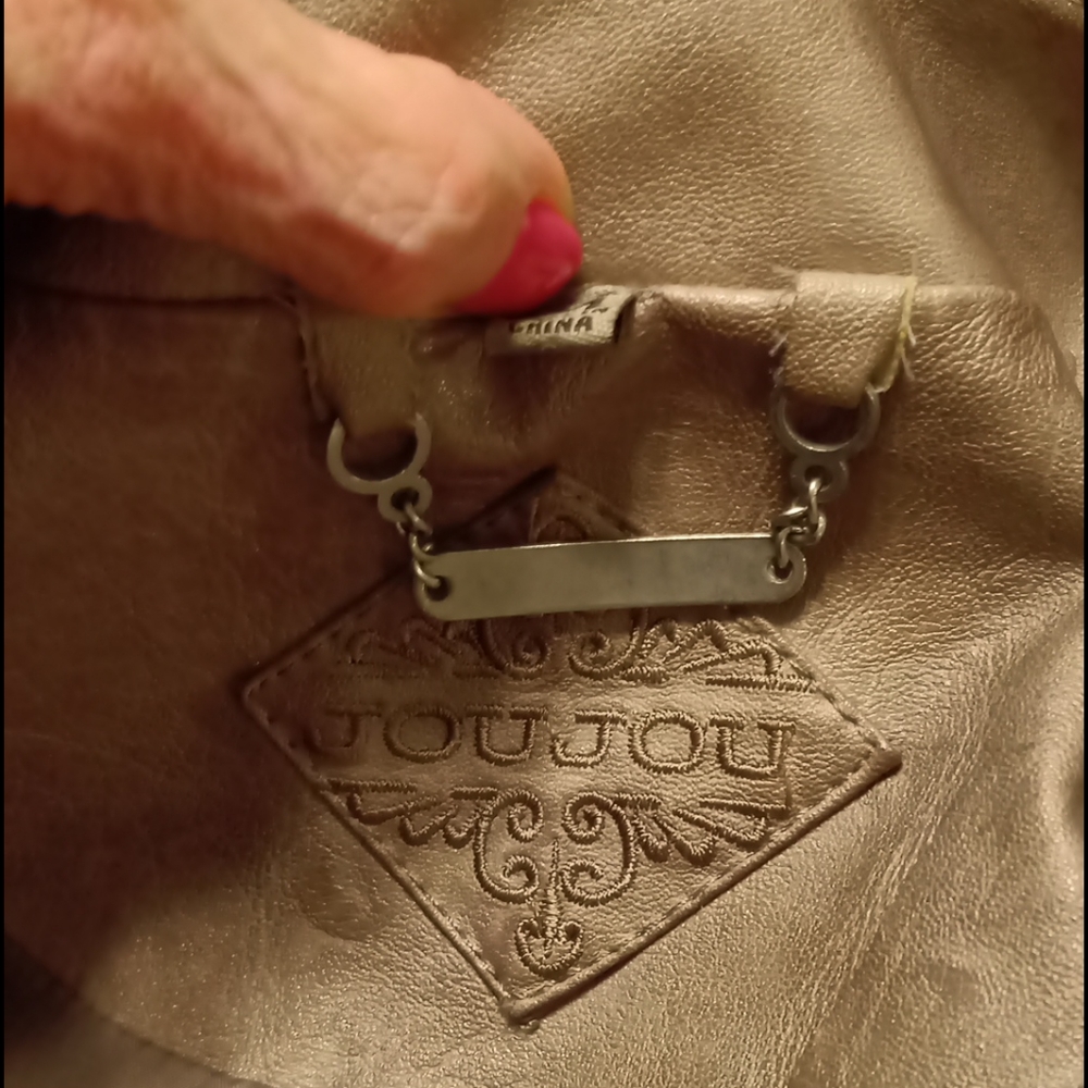 JOU JOU GRAY BOMBER JACKET med - Picture 6 of 6